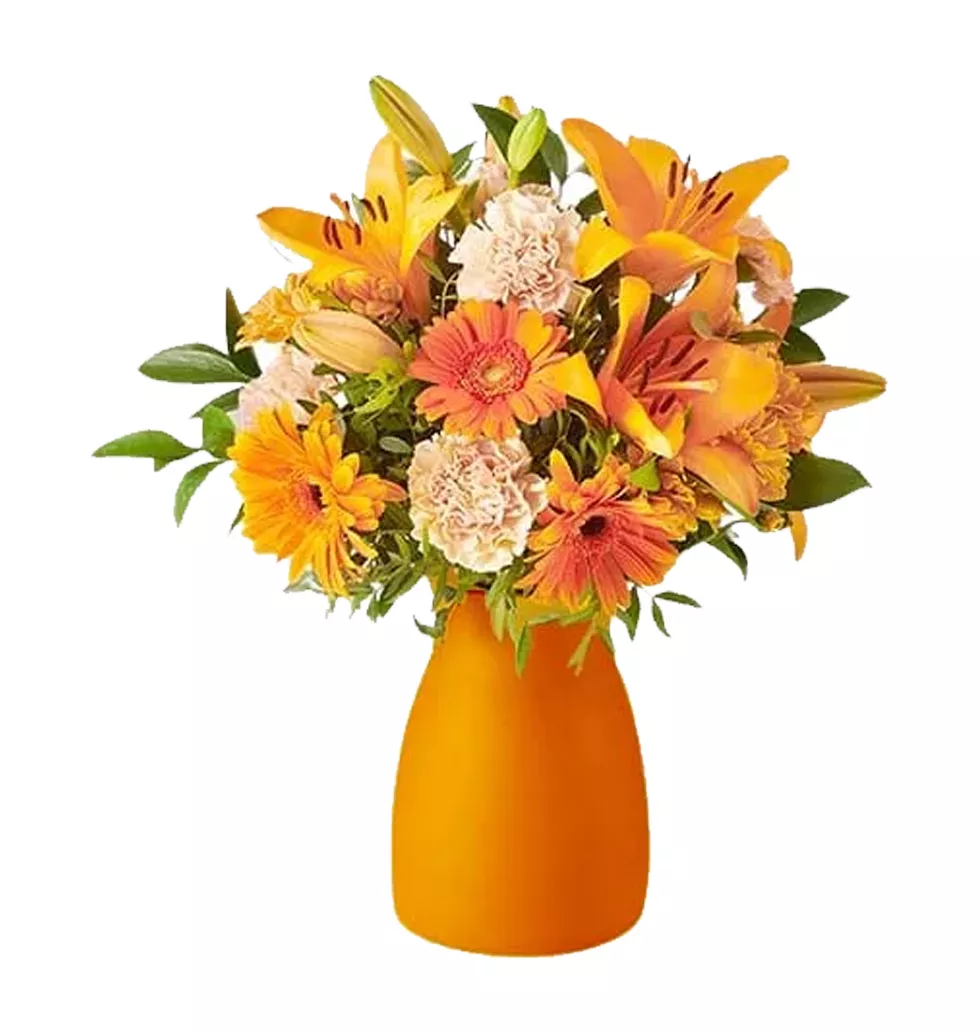 Rising With The Beauty Of Orange Flowers